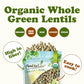 Food To Live Organic Whole Green Lentils, 1 Pound – Non-Gmo, Dried Raw Beans, Sproutable, Vegan, Kosher, High In Folate, Dietary Fiber, Protein, No Soaking Required, For Soups, And Veggie Burgers