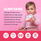 Serenity Kids + Months Baby Food Puree - Salmon Teriyaki Pouch, 3.5 Oz, Pack Of 6-5G Protein Dv Wild-Caught Salmon Snacks - Nutrient-Packed Organic Baby Food Pouches - No Sugar Added Toddler Snack