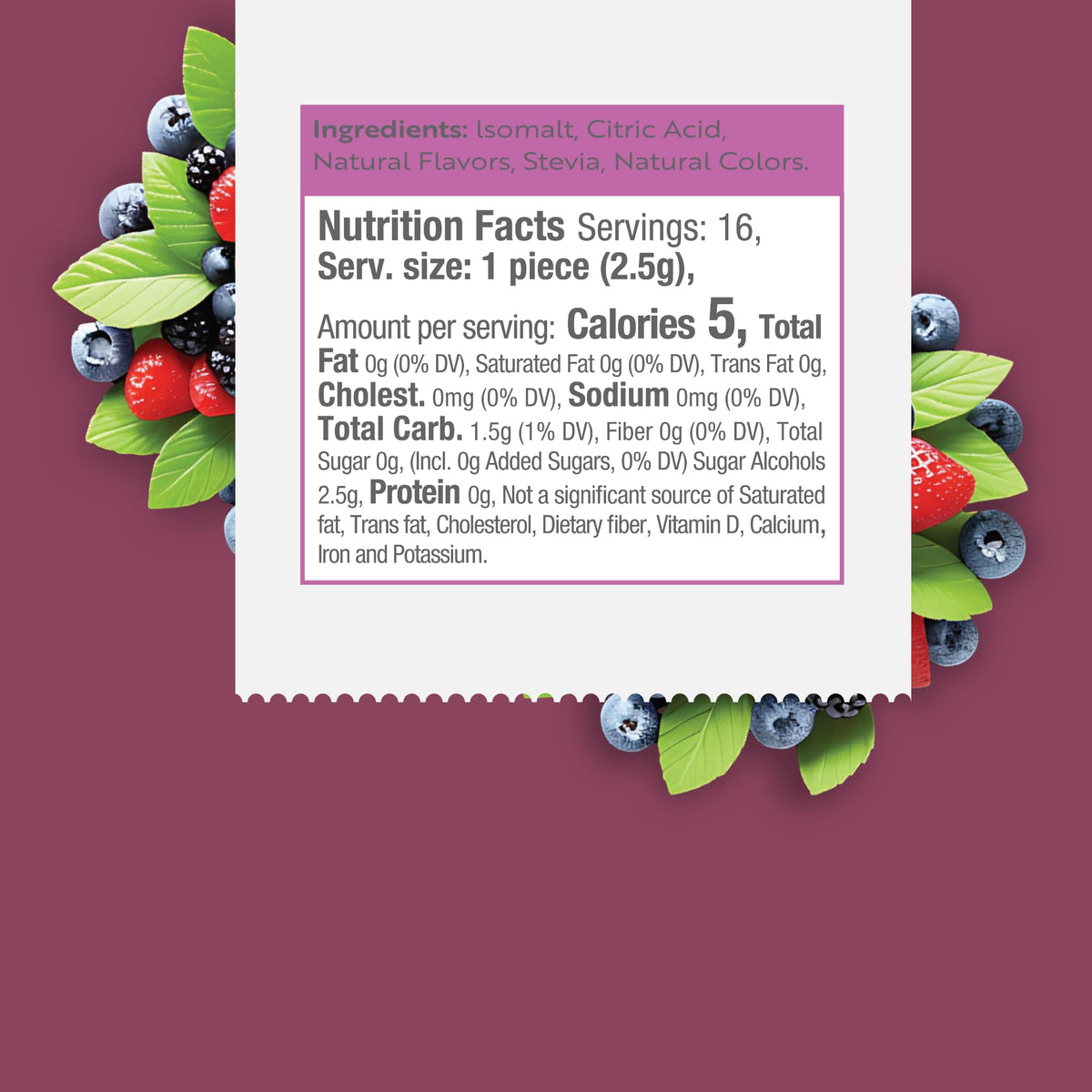 Stevita Harmony Grown Hard Candy, Mixed Berry - 6 Pack - 1.4 Oz Shake & Share Box - Sugar Free, Non-Gmo, Keto Friendly - Made In