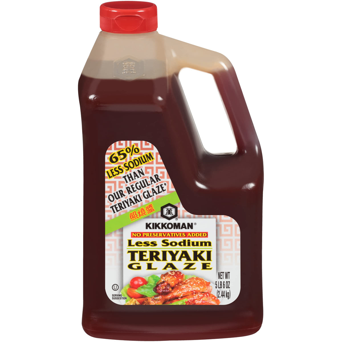 Kikkoman 5 Lb 6 Oz Preservative-Free Less Sodium Teriyaki Glaze