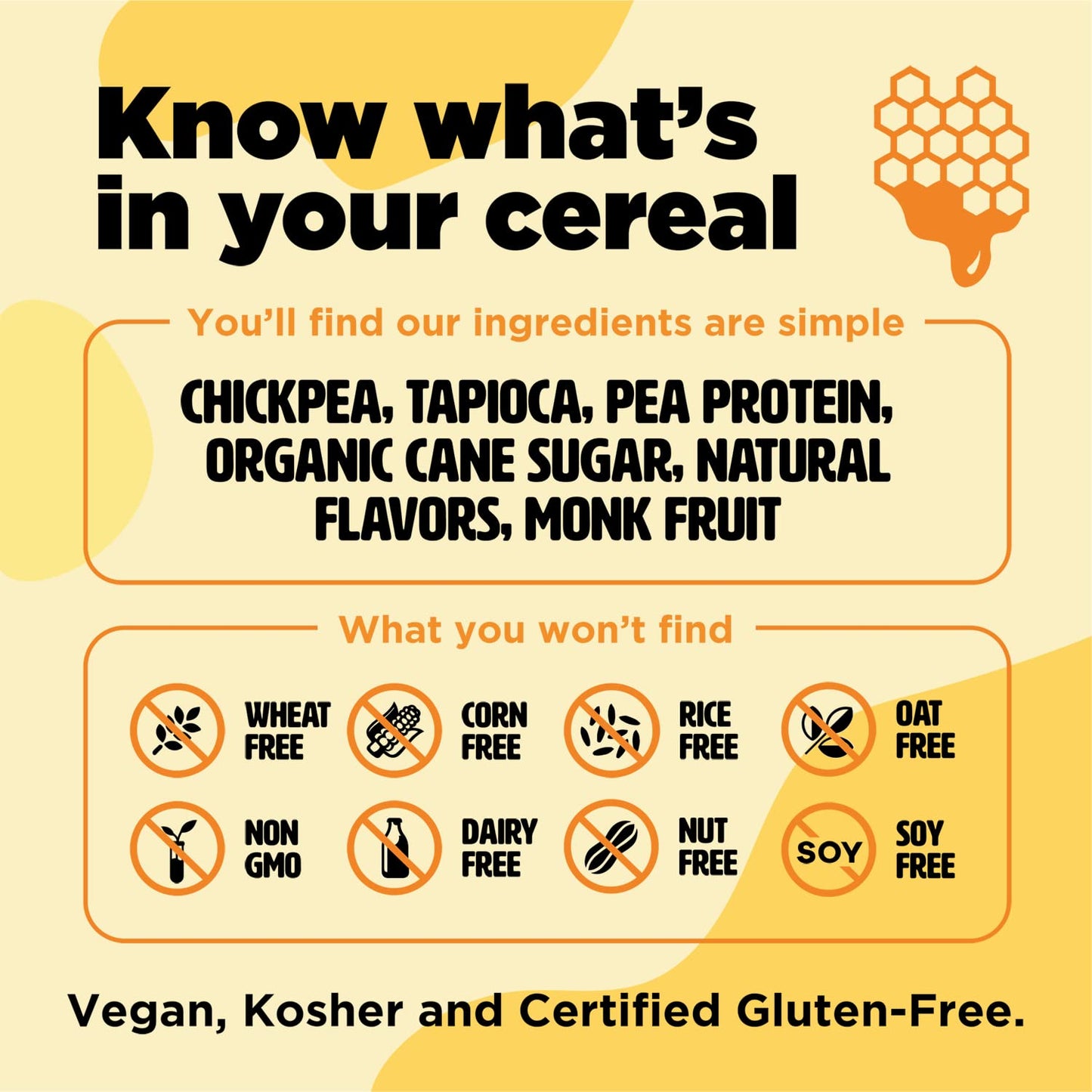 Protein and Gluten-Free Breakfast Cereal by Three Wishes (1-Pack) - High Protein and Low Sugar Snack - Vegan, Kosher, Grain-Free
