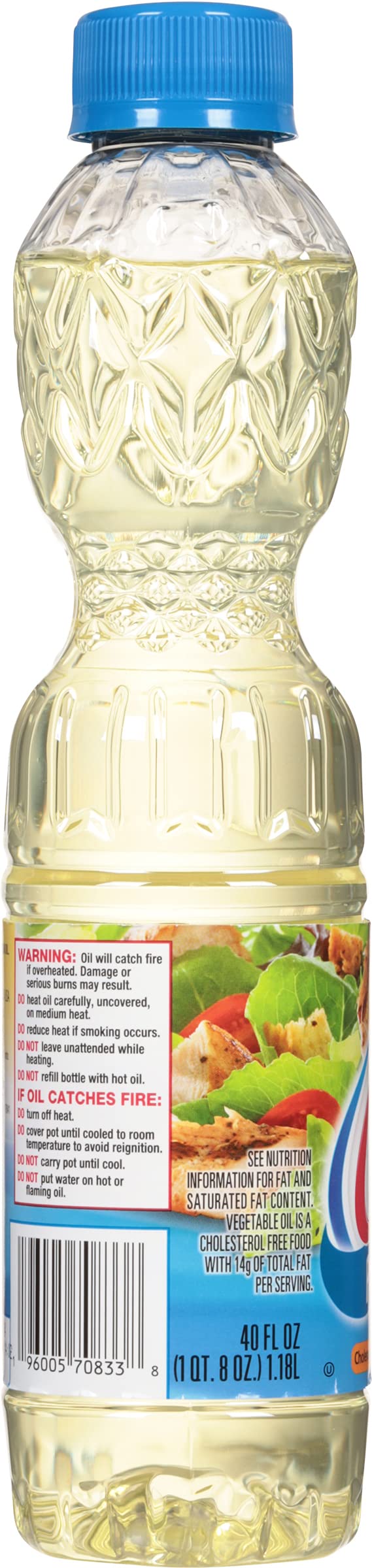 Crisco Pure Vegetable Oil  40 Fluid Ounce