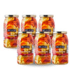 DeLallo Hot Giardiniera, 25.5 Ounce Jar, (6 Pack), Spicy Hot Mixed Vegetable Condiment for Sandwiches and Burgers, 100% Cured, G