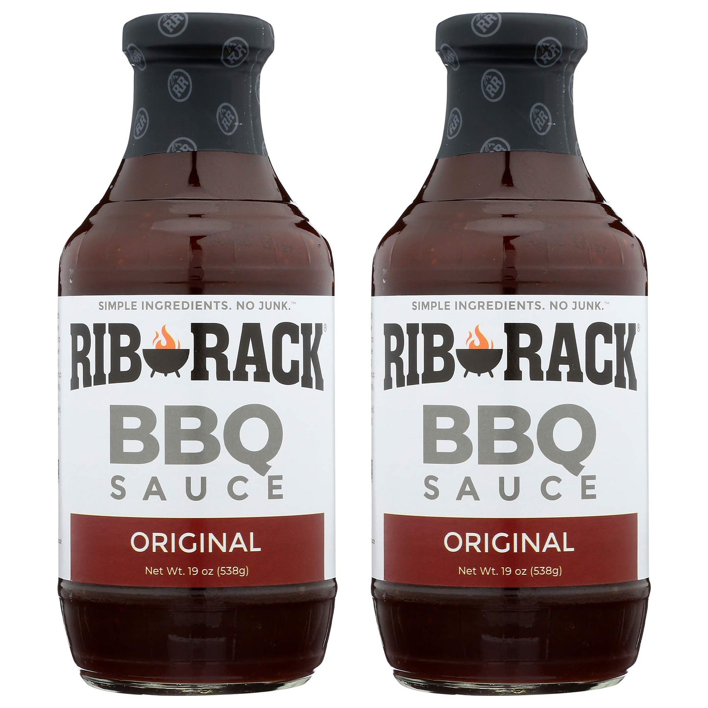Rib Rack Bbq Sauce, Original - 2 Count (Packaging May Vary)