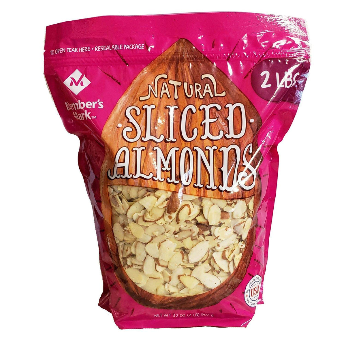 Member's Mark Natural Sliced California Almonds (32 Ounce)