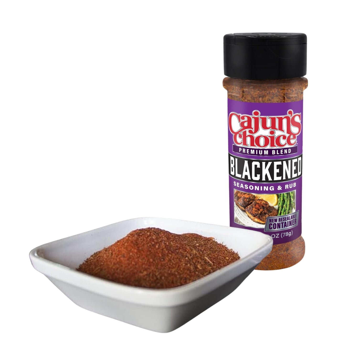 Blackened Seasoning 2.75 Oz Cajun'S Choice Louisiana Foods (2 Pack)