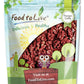 Food to Live - California Livermore Red Walnuts, 2.5 Pounds Raw, No Shell, Kosher, Unsalted, Natural, Sirtfood, Bulk
