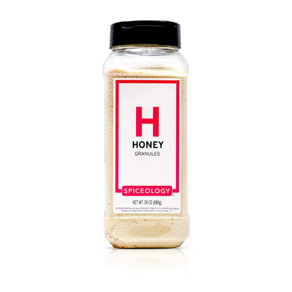 Spiceology - Honey Granules - Great for Baking- Granulated Honey - Honey Powder - Spices and Seasonings -24 oz