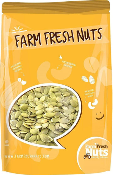 Dry Roasted Pepitas/Pumpkin Seeds with Himalayan Salt (2 Lbs.) - Roasted to Perfection in Small Batches for Added Freshness - Ve