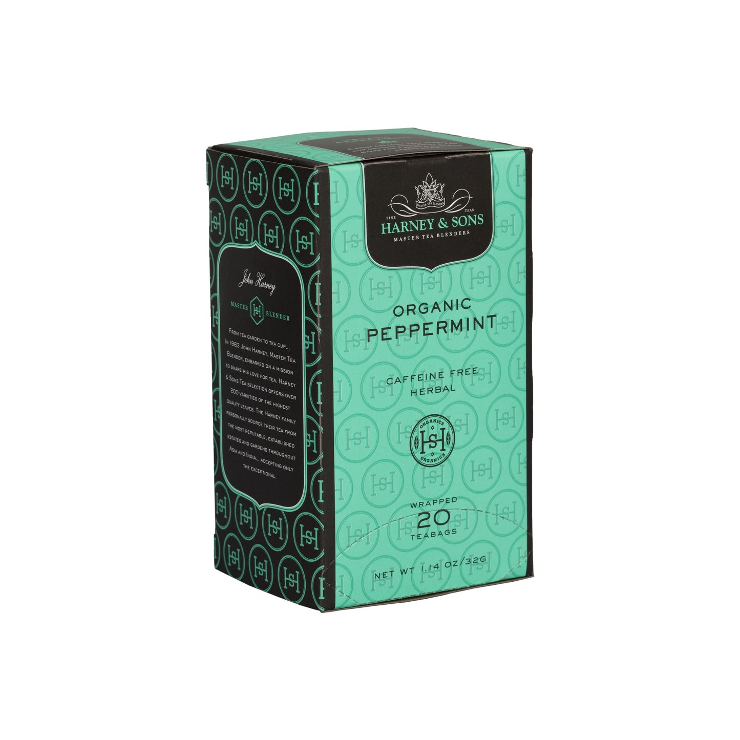 Harney & Sons Premium Organic Herbal Tea Peppermint 20 Count Pack