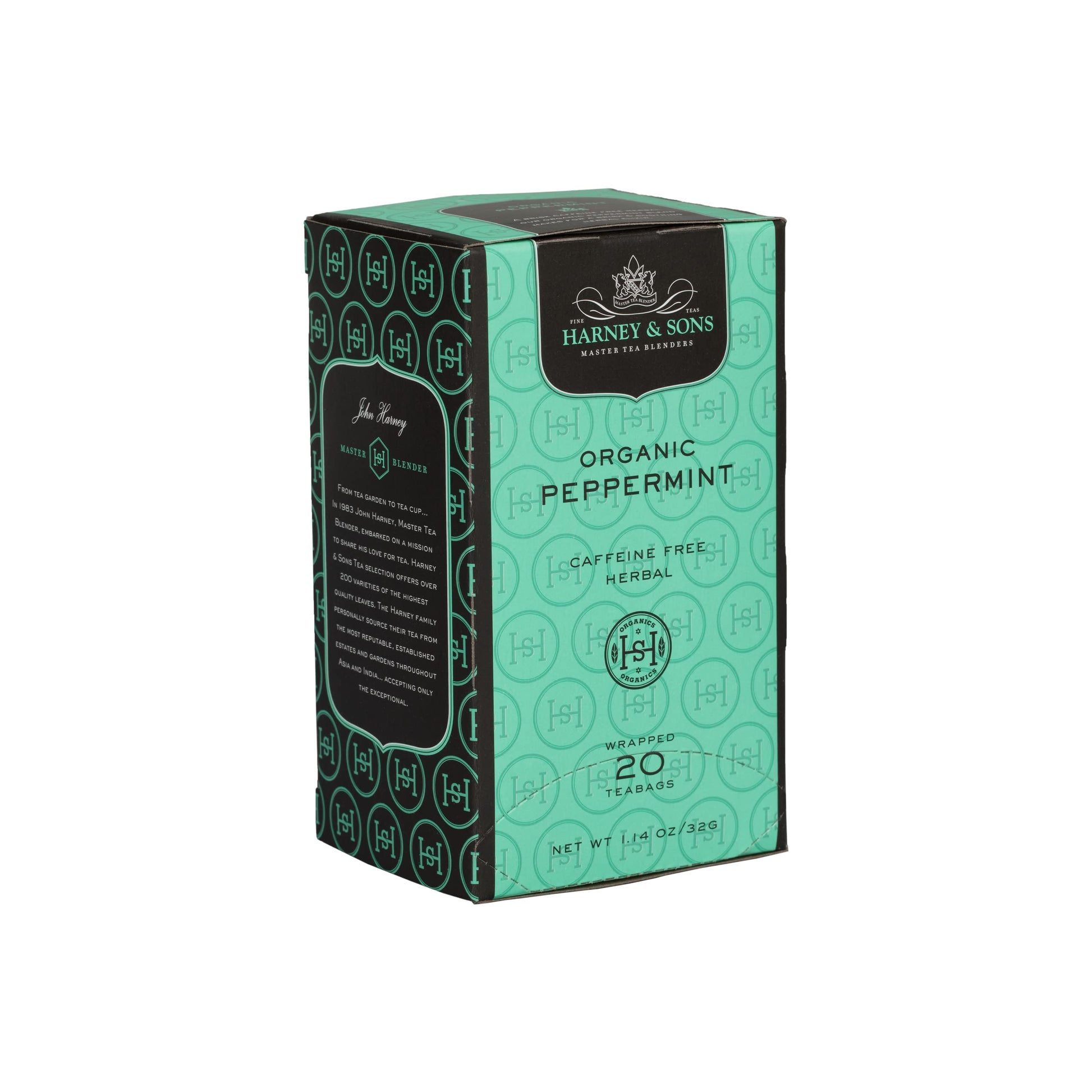 Harney & Sons Premium Organic Herbal Tea Peppermint 20 Count Pack