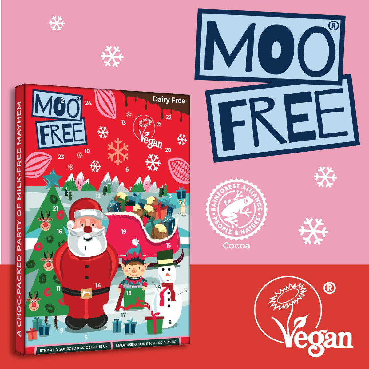 Moo Free Dairy Free, Organic Milk Tasting Advent Calendar