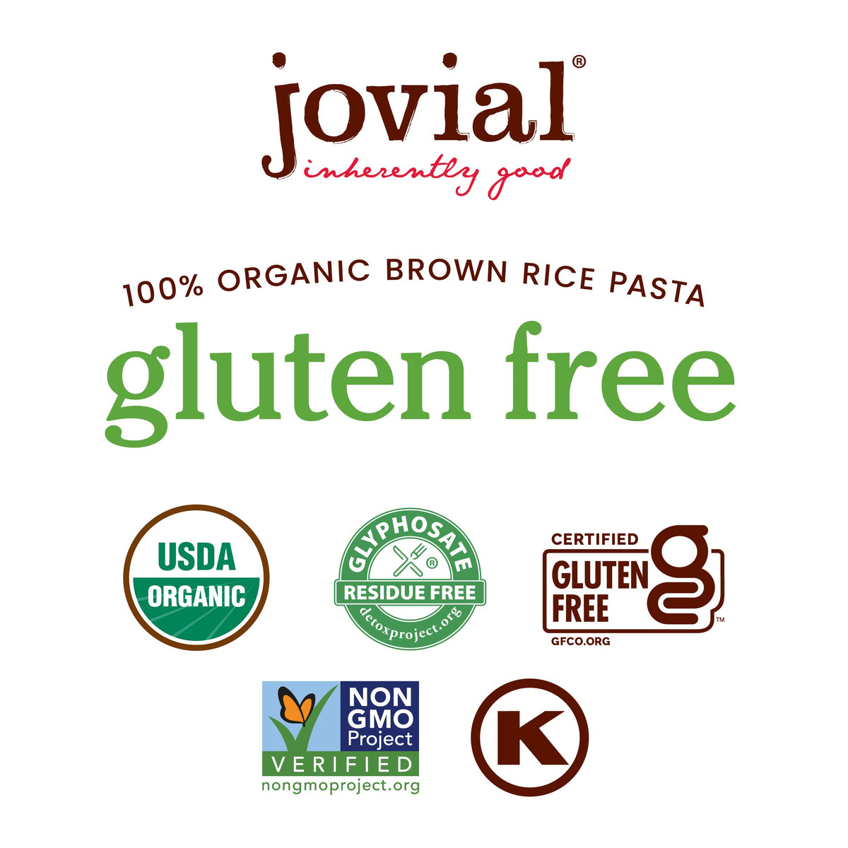 Jovial - Organic Brown Rice Pasta - Shells - Case of 12 - 12 oz.(D0102HX7EXA.)