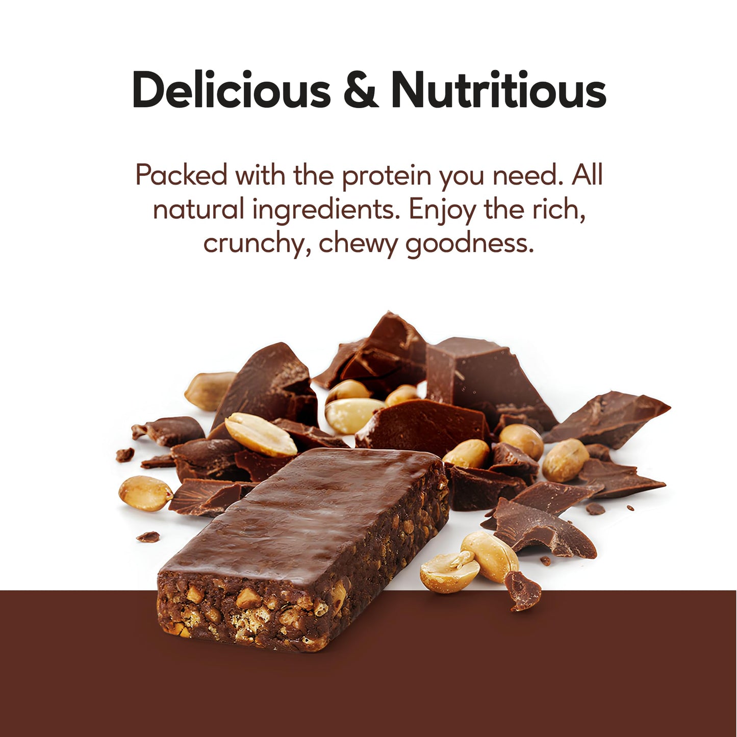 Extend Sugar Free Protein Bars, Perfect Diabetic Snacks, High Protein And Fiber, Hunger Control & Steady Energy, Low Carb, Keto Friendly (12 Count, Chocolate Peanut Butter)
