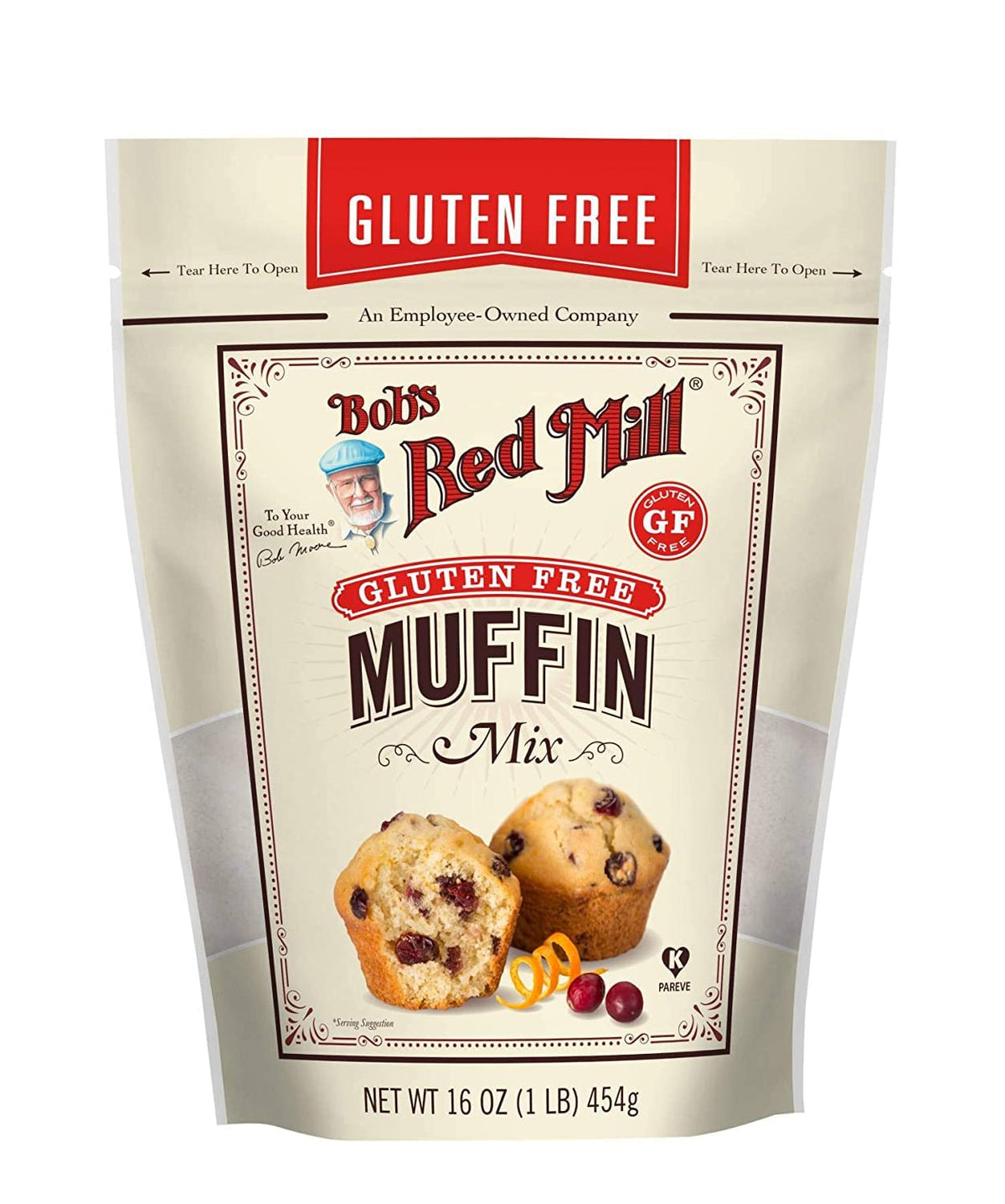 Bob'S Red Mill Gluten Free Muffin Mix, 16 Oz (Pack Of 2)