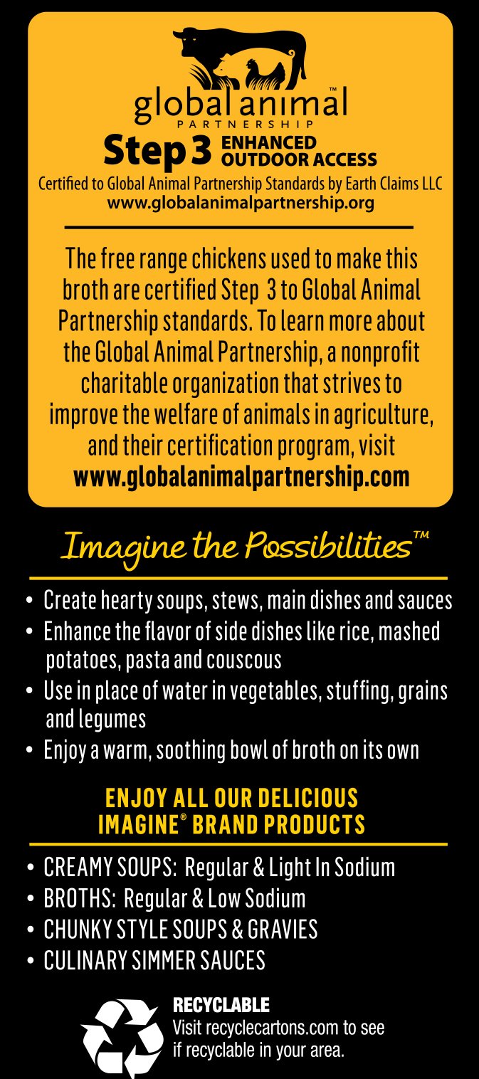 Imagine Free Range Chicken Broth, Organic, Low Sodium, 32 Oz
