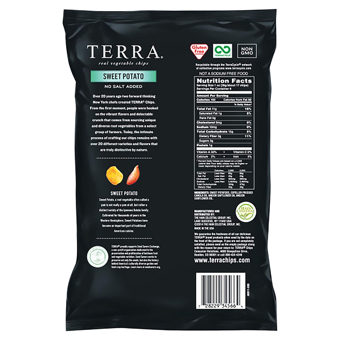 Terra Sweet Potato Chips, 6 Oz