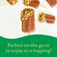 Tosi Almond and Cashew Protein Bars Combo, Plant Based with Nuts, Gluten-Free Crunchy Snacks, Vegan, Organic, Flax & Chia Seeds,