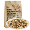 Vigorous Mountains Dried Assorted Mushrooms Granules For Cooking Including Shiitakes Champignon Porcini Oyster Culinary Mushrooms 3.81 Ounce, 108G
