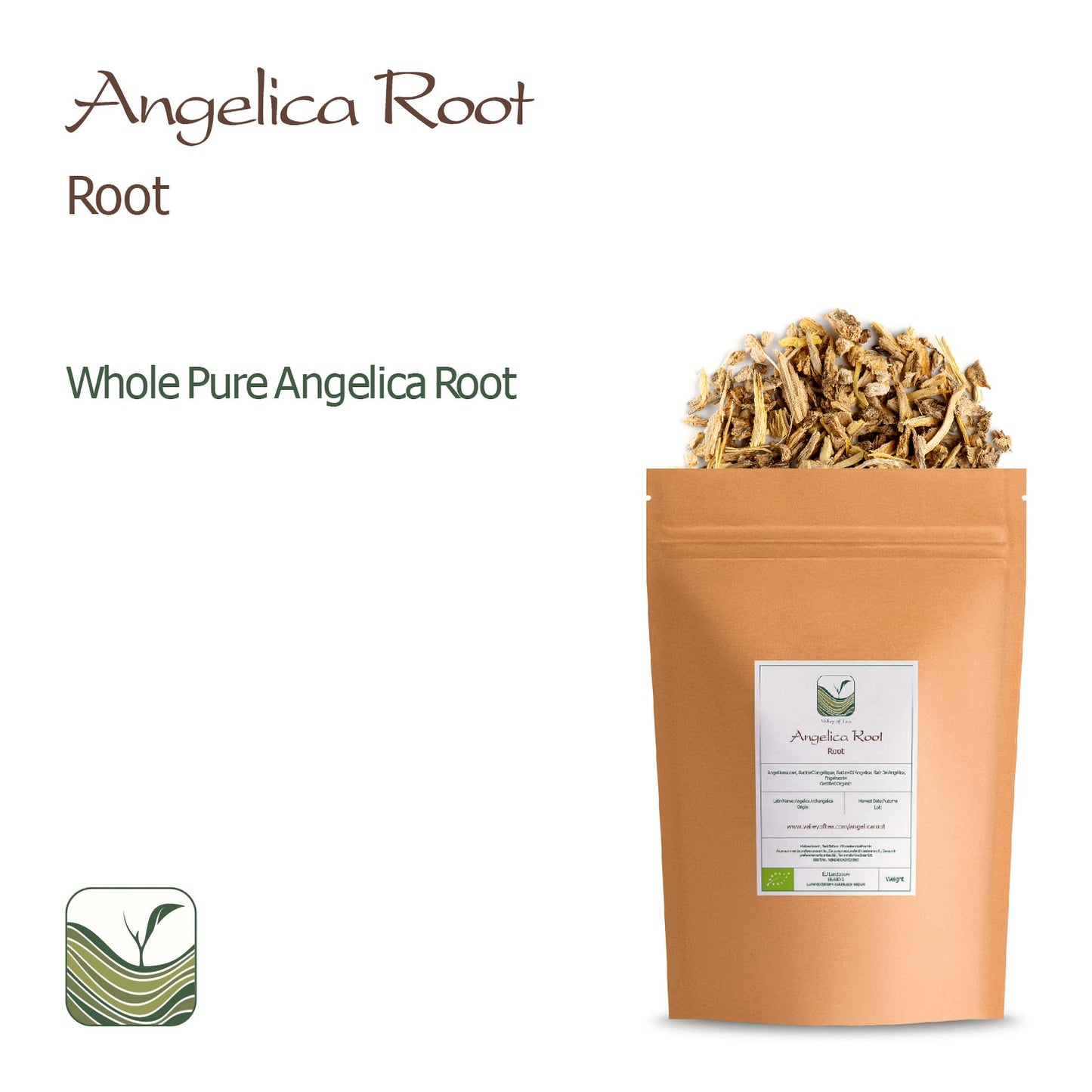 Angelica Root Organic Tea Dried - Roots Dry - Angelica Archangelica - Angelica Root Herb Angelica Roots Angelica Herb Angellica