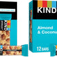 KIND Bars, Almond & Coconut, Healthy Snacks, Gluten Free, 12 Count (Pack of 2)