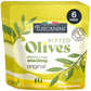 Tuscanini Italian Pitted Olive Snack Packs, 1 oz (6 Pack) | Convenient Olive Pouches for Snacking | No Oil | Gluten Free, Vegan,