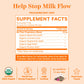 Pink Stork No Flow - Organic Sage Tea To Dry Up Breast Milk Supply And Decrease Milk Production, Stop Breastfeeding, Wean Lactat