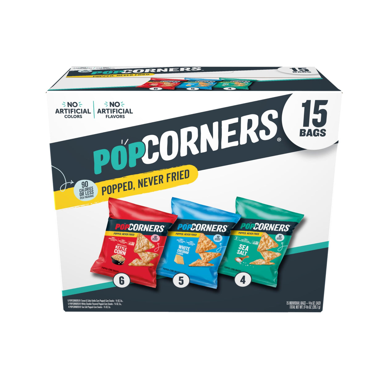 Popcorners Variety Pack 15ct Box