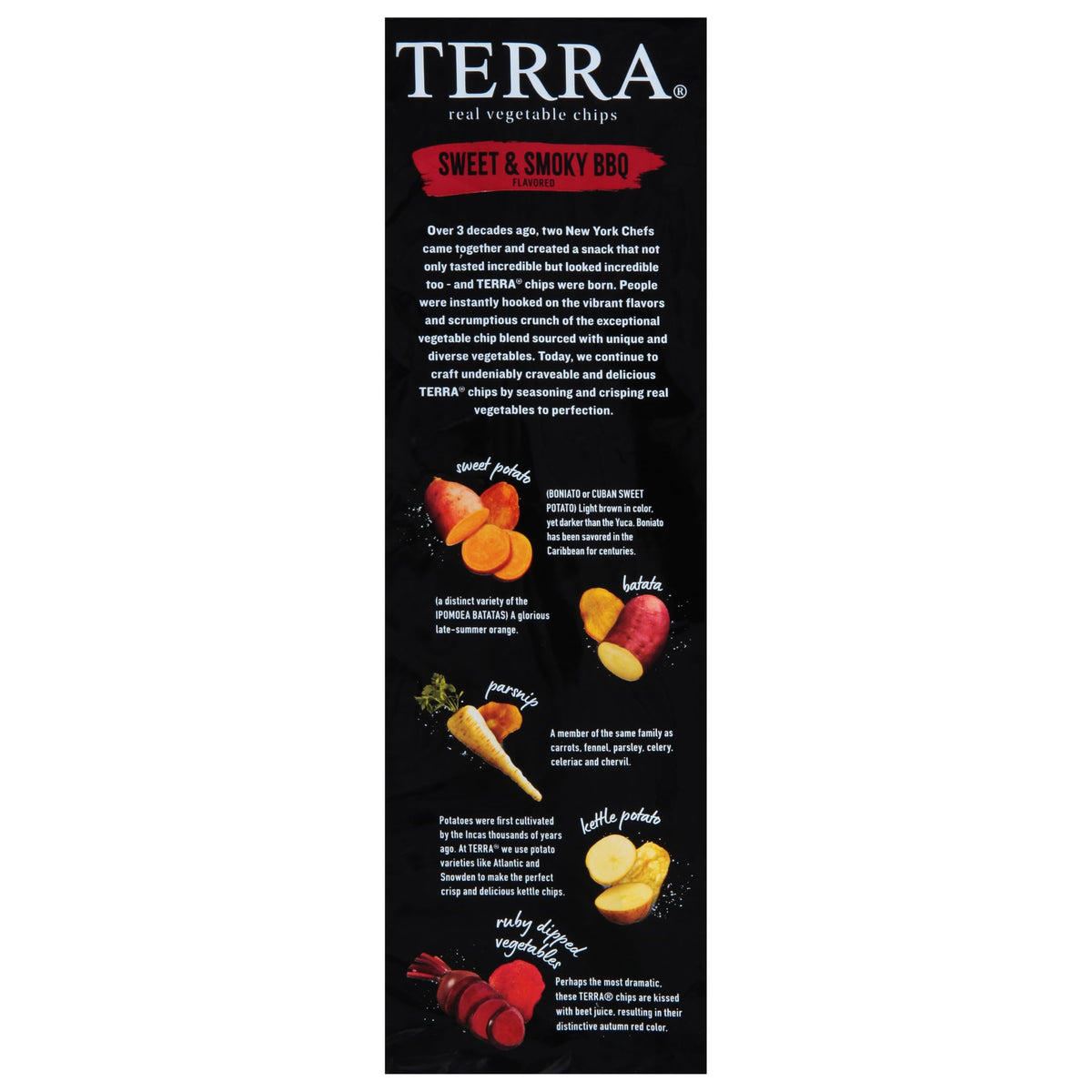 Terra Vegetable Chips, Sweet & Smoky Bbq, 5 Oz (Pack Of 6)