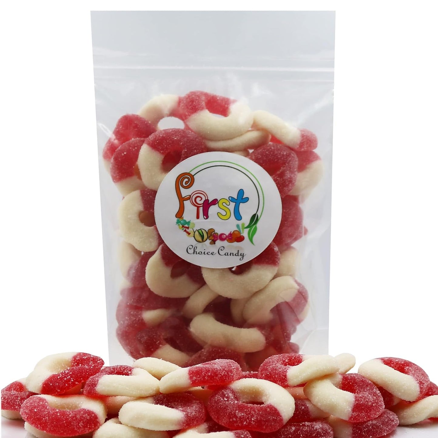 Firstchoicecandy Gummy Rings (Cherry, 2.2 Pound (Pack Of 1))