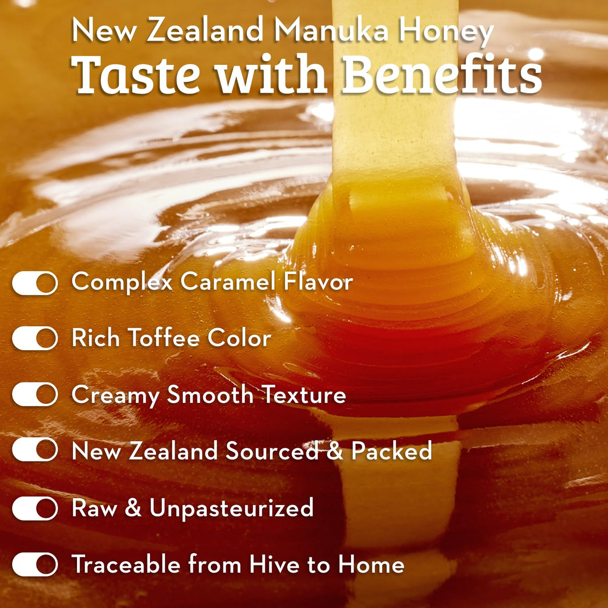 Wedderspoon Raw Premium Manuka Honey, 50+ Mgo, 8.8 Oz, Unpasteurized New Zealand Honey, From Our Hives To Your Home