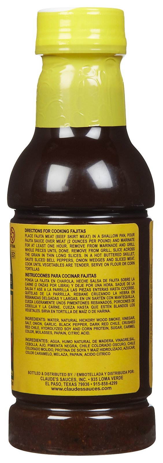 Claude's Fajita Marinade Sauce, 16 oz, 2 pk