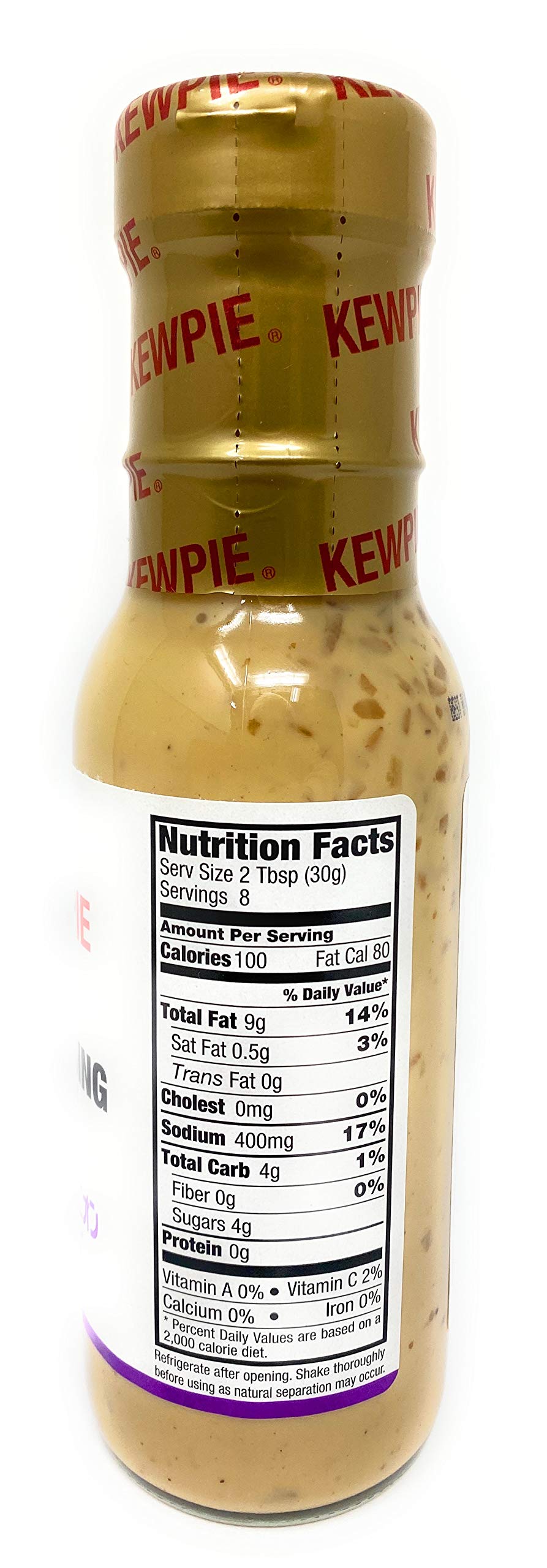 Kewpie Japanese Onion Dressing With Garlic 8Oz (236Ml), 1 Pack
