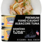 American Tuna Wild Albacore Tuna - MSC Certified, Sustainable, Sea Salt, 6 oz Can, Set of 6