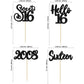 Gyufise 24Pcs Happy 16Th Birthday Cupcake Toppers Glitter Hello 16 Sweet 16 Cupcake Picks 2008 Sixteen Old Birthday Cake Decorat