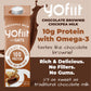 Yofiit Chocolate Brownie Non Dairy Milk - Delicious Vegan Chocolate Milk - 10G Protein & Less Sugar, Shelf Stable Milk With Oats