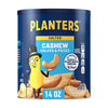 PLANTERS Salted Cashew Halves & Pieces, Party Snacks, Plant-Based Protein, 14 Oz Canister