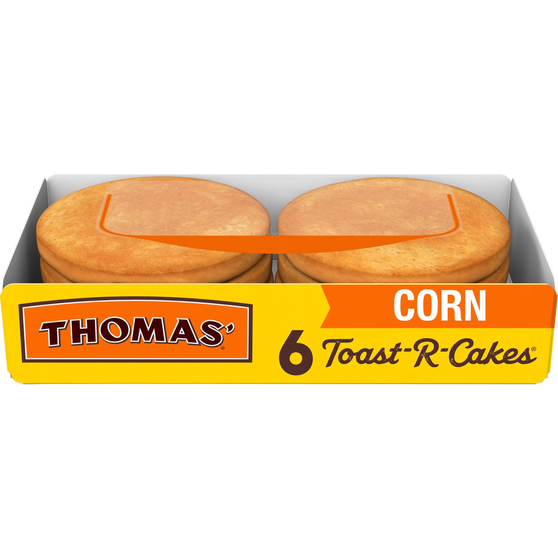 Thomas Toast-R-Cakes, Corn, 6 Count, 7 Oz Package