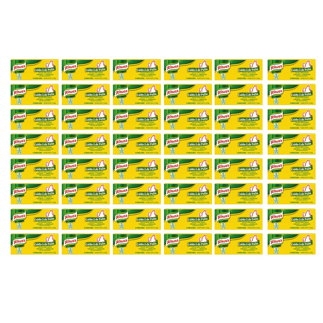 Knorr Cube Bouillon Chicken 8 Count For Sauces  Soups and Stews 3.1 oz (Pack of 48)