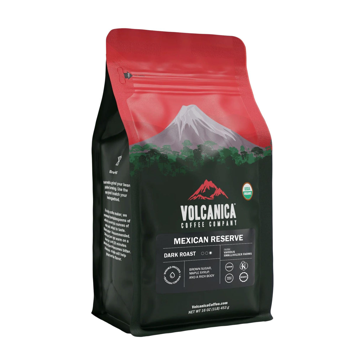 Mexican Coffee, Dark Roast, Ground, Usda Organic, Reserve, Fresh Roasted, 16-Ounce