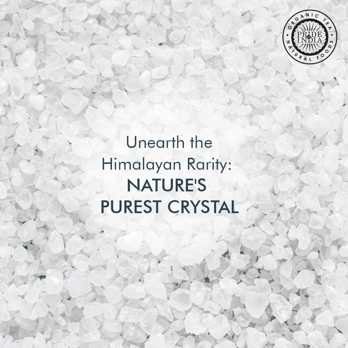 Pride of India- Himalayan White Salt Coarse Grind 1 lbs (453.59 gm)- Rarest & Enriched W/84+ Natural Minerals- Low Sodium- Miner