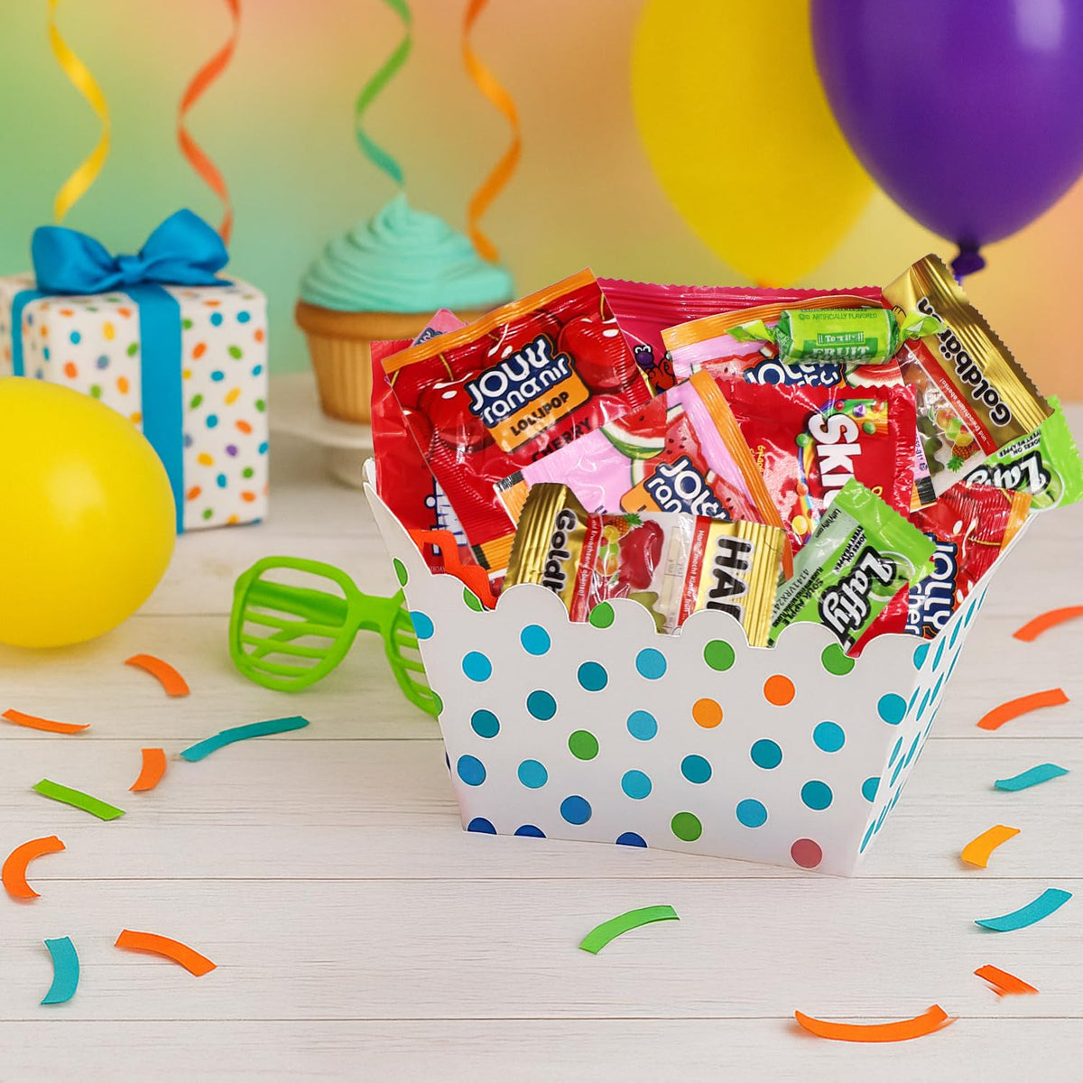 Zisbers Bulk Assorted Candy Mix - Individually Wrapped Variety Pack, 3 lb for Parties, School Snacks & Office