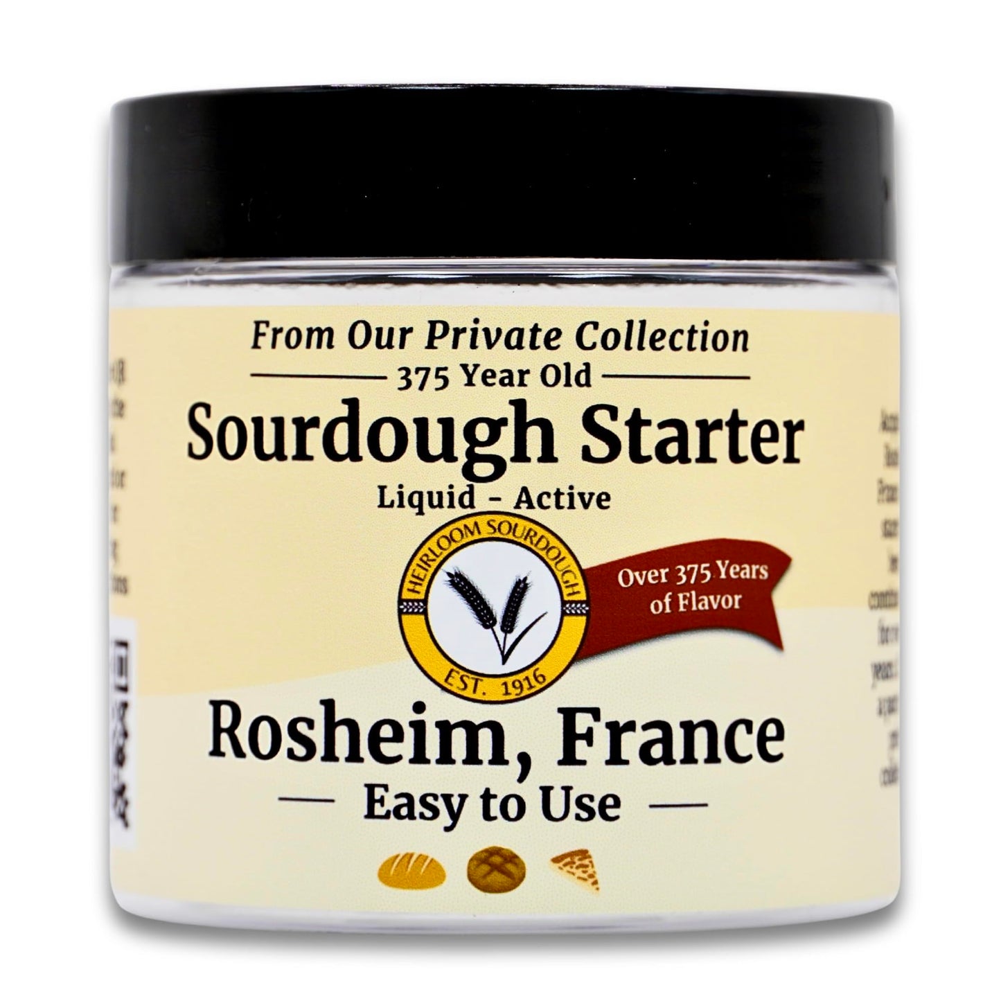 375 Year Old French Sourdough Starter | Heirloom Sourdoughs Private Collection | Easy to follow instructions | Includes detaile