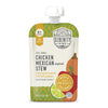 Serenity Kids 6+ Months Mexican Chicken Baby Food Pouch - 3.5 Oz, Pack Of 6 - Protein-Packed Flavored Meat Pouch - Savory Chicken Mexican Stew Flavor - Bpa-Free Organic Baby Food