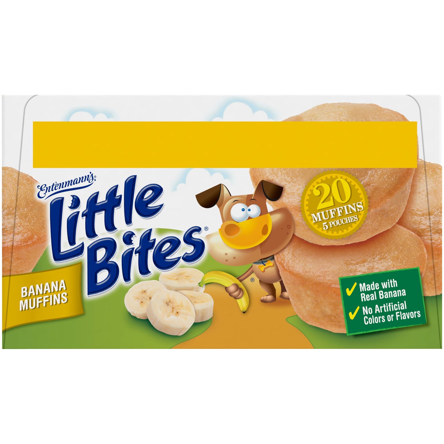 Little Bites Banana Muffins, 5 count, (4 ct each), Mini Muffins, 8.25 oz Box