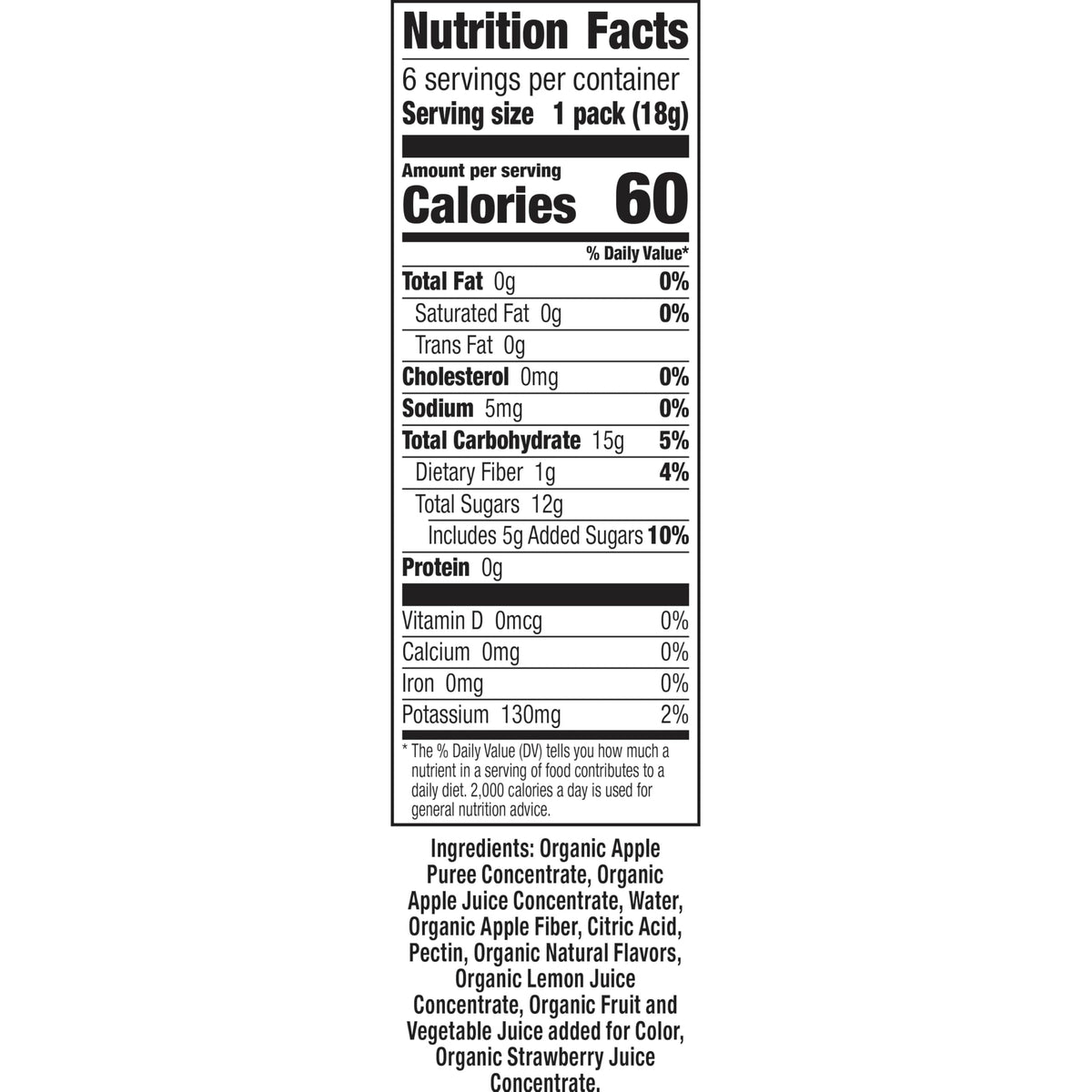 Annies Organic Sweet and Sour Fruit Twists, Strawberry Lemonade Fruit Flavored Snacks, 6 Count, 3.84 oz