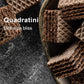 Loacker Quadratini Double Choc Wafer Cookies, 30% Less Sugar, Family Pack of 6, 250g/8.82oz, Non-GMO, Resealable Snack Bag