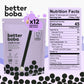 Better Boba Ube Popping Boba Pearls 8 Oz | Kosher, Vegan, Gluten-Free, Non-GMO | Perfect for Bubble Tea & Desserts