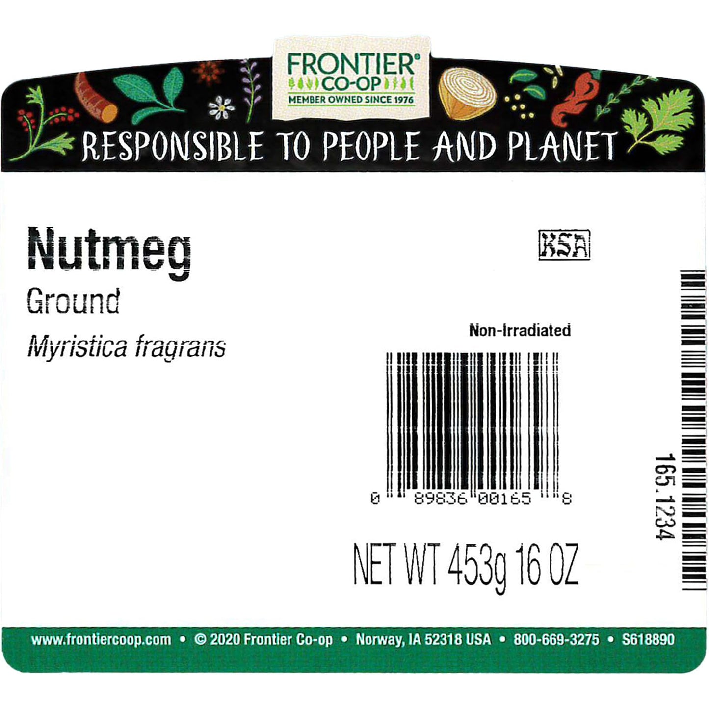 Frontier Organic Nutmeg Ground
