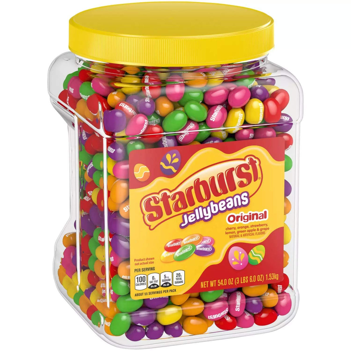 Starburst Jelly Beans Original Fruit Flavors Pantry-Size, 54 Ounce